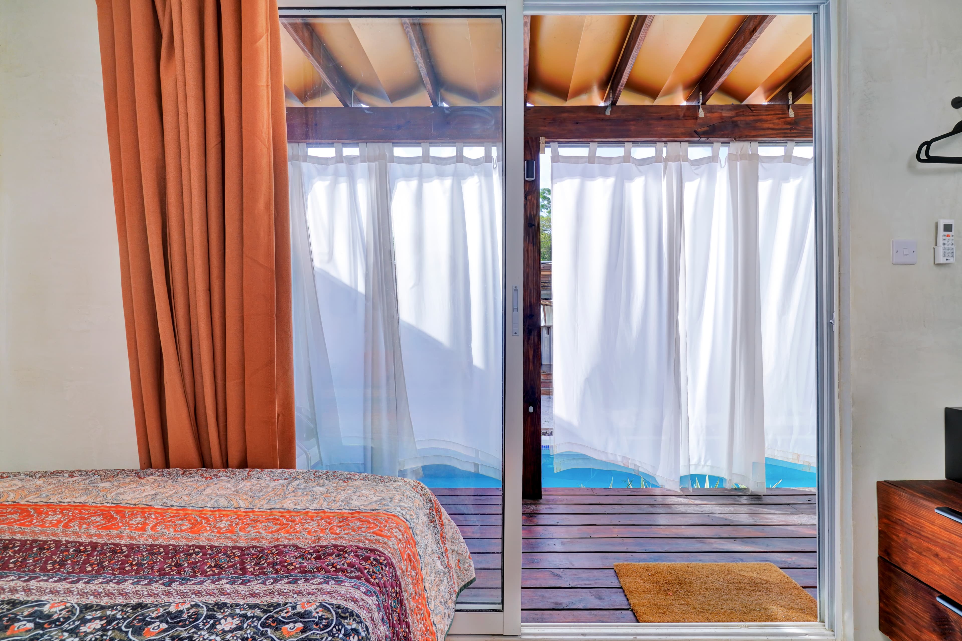 Roll out of bed, into the blue